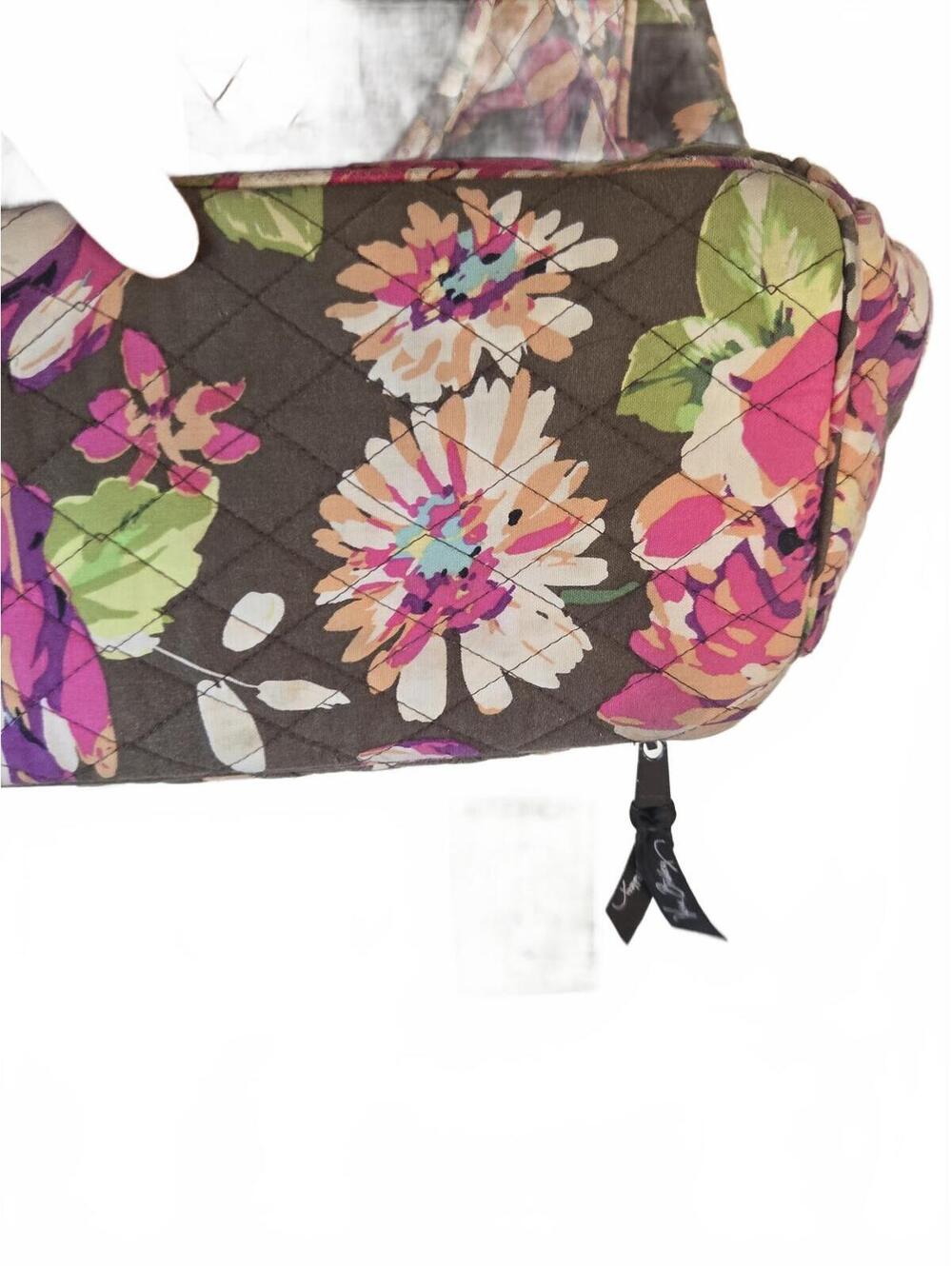 Vera Bradley Quilted Floral Backpack - Picture 7 of 9